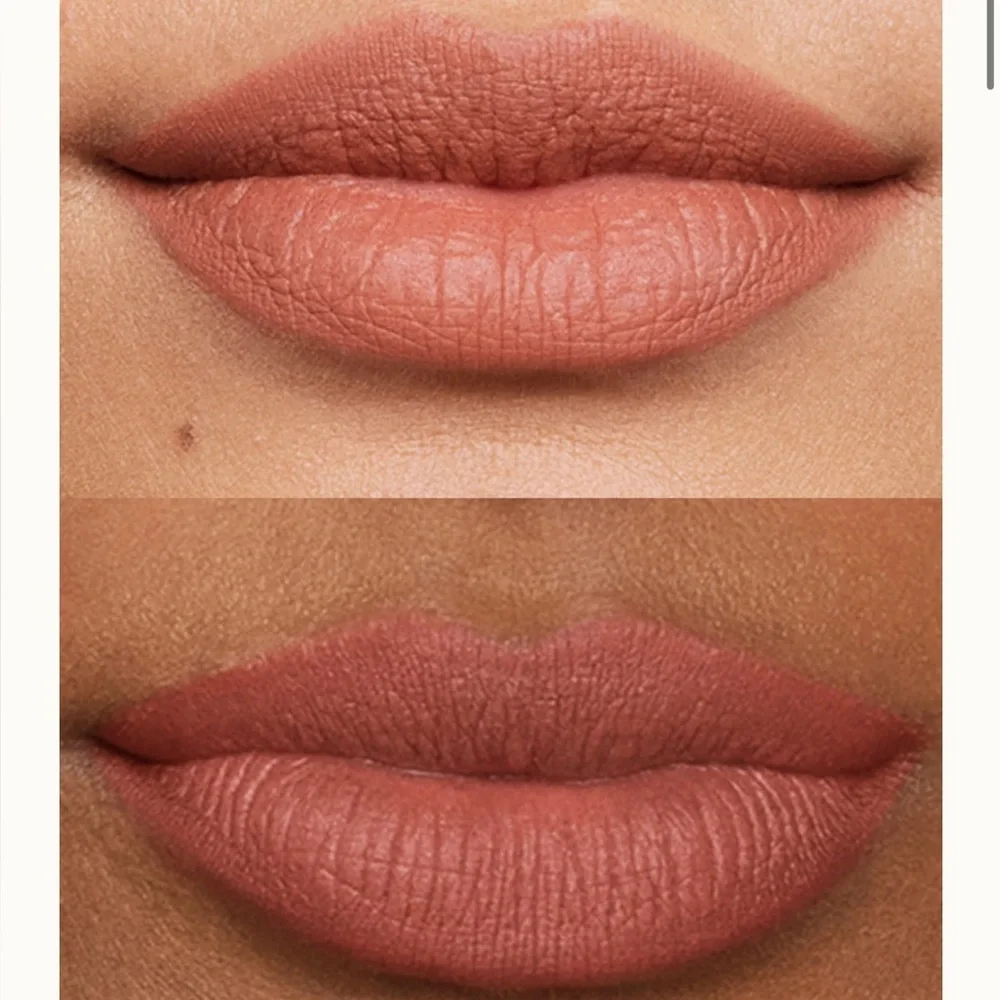 Rare Beauty Kind Words Matte Lipstick in Creative = a muted peach 🍑